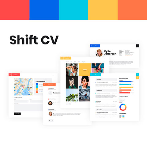 ShiftCV – Blog \ Resume \ Portfolio \ WordPress Theme