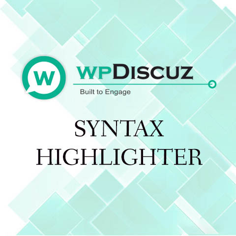 wpDiscuz Syntax Highlighte